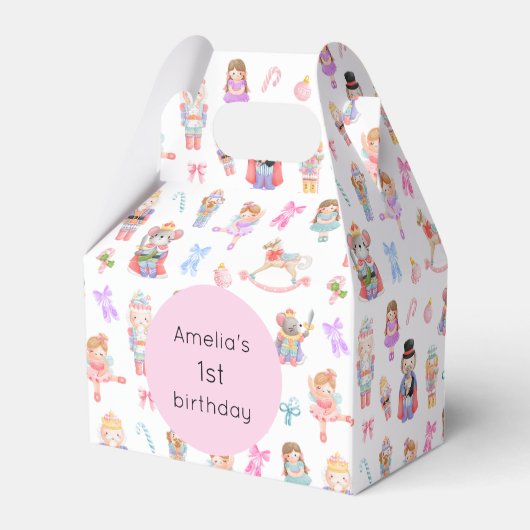 くるみ割り誕生日 フェイバーボックス (裏面サイド)