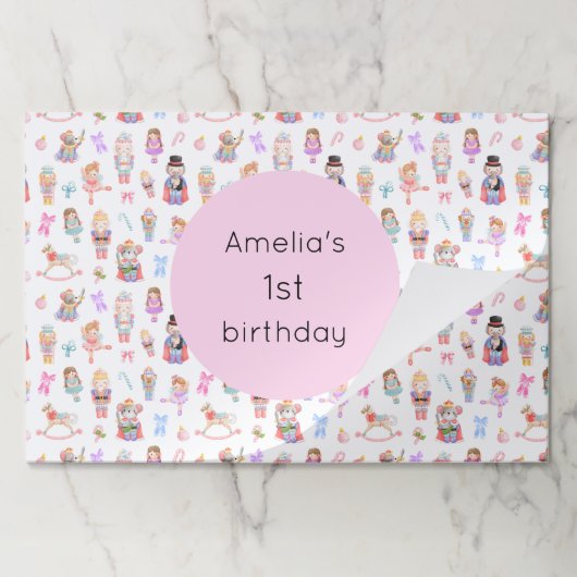 くるみ割り誕生日 ペーパーパッド (折り畳み)