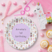 くるみ割り誕生日 ペーパープレート (パーティー)