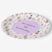 くるみ割り誕生日 ペーパープレート (アングル)