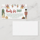 くるみ割り赤ちゃんシャワーベビー 名刺 (正面/裏面)