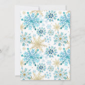 くるみ割り赤ちゃんシャワー招待状冬 招待状 (裏面)