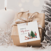 くるみ割り赤ちゃんシャワー フェイバータグ