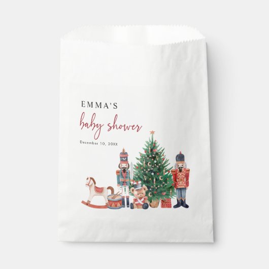 くるみ割り赤ちゃんシャワー フェイバーバッグ (正面)