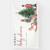 くるみ割り赤ちゃんシャワー 横断幕 (縦)