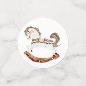 くるみ割り赤と金ゴールドバレリーナ誕生日パーティー コンフェッティ (スモール正面)