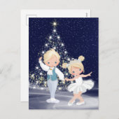 くるみ割り雪の女王と騎兵 シーズンポストカード (正面/裏面)