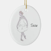 くるみ割り雪キープサクオーナメント セラミックオーナメント (右)