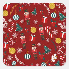 くるみ割り魔法パターン スクエアシール