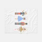 くるみ割り1WH1 フリースブランケット (正面(横))