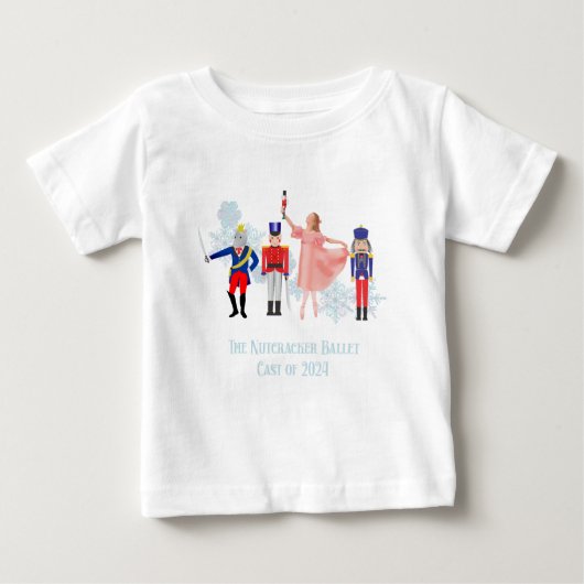 くるみ割り2024キャスト ベビーTシャツ (正面)