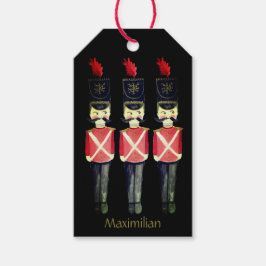 くるみ割り3つクリスマス ギフトタグ