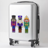 くるみ割り3個 |クリスマスデコール シール (スーツケース)