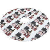 くるみ割り3個 ブラッシュドポリエステルツリースカート (アングル)