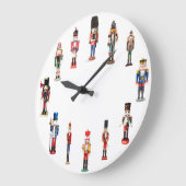 「くるみ割り」アクリル製壁時計 ラージ壁時計 (傾斜)