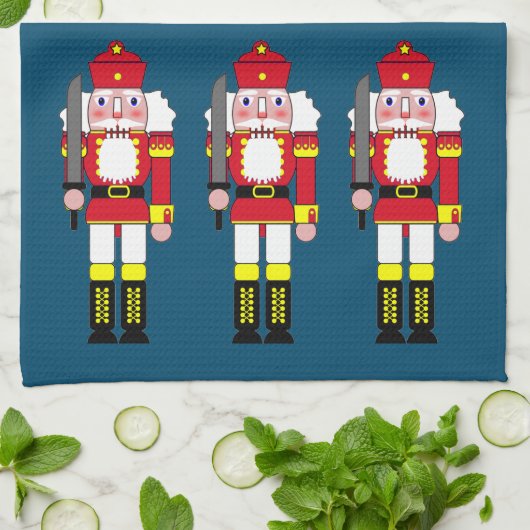 くるみ割り キッチンタオル (折り畳み)