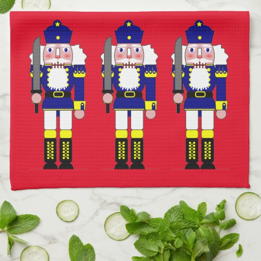 くるみ割り キッチンタオル (折り畳み)