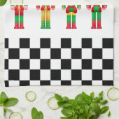 くるみ割り キッチンタオル (折り畳み)