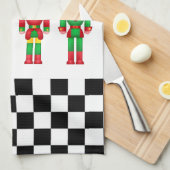 くるみ割り キッチンタオル (四つ折り)