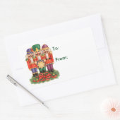 くるみ割り – ギフトラベル 長方形シール (封筒)