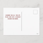 くるみ割り、クララ、兵隊、ネズミの王 シーズンポストカード (裏面)