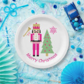 くるみ割り、クリスマスツリー ペーパープレート (パーティー)