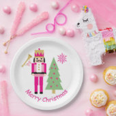 くるみ割り、クリスマスツリー ペーパープレート (パーティー)