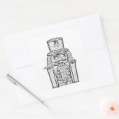 くるみ割り スクエアシール (封筒)