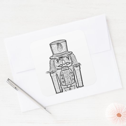 くるみ割り スクエアシール (封筒)