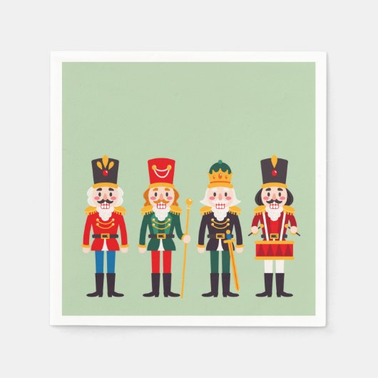 くるみ割り スタンダードカクテルナプキン (正面)