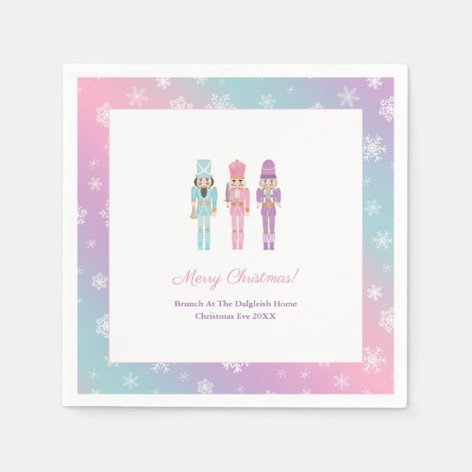 くるみ割り スタンダードカクテルナプキン (正面)