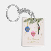 くるみ割り、ピンク キーホルダー (正面左)