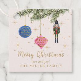 くるみ割り、ピンク フェイバータグ