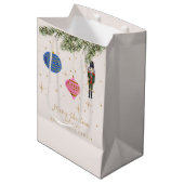 くるみ割り、ピンク ミディアムペーパーバッグ (正面アングル)