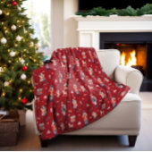 くるみ割り フリースブランケット