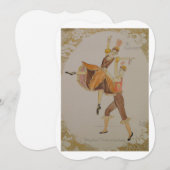 くるみ割り:  ブラジルのダンスの挨拶状 シーズンカード (正面/裏面)