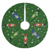 くるみ割り ブラッシュドポリエステルツリースカート (正面)