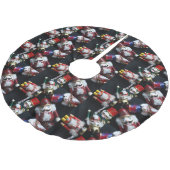 くるみ割り ブラッシュドポリエステルツリースカート (アングル)