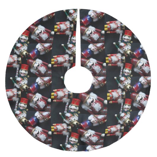 くるみ割り ブラッシュドポリエステルツリースカート (正面)