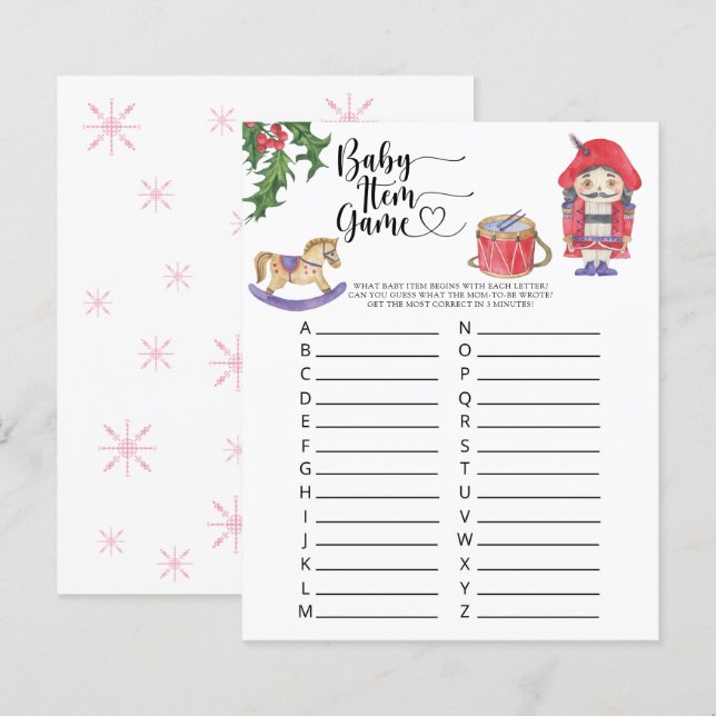 くるみ割り – ベビーアイテムゲーム (正面/裏面)