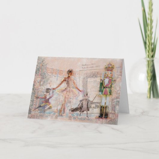 「くるみ割り」ヴィンテージクリスマスカード カード (正面)