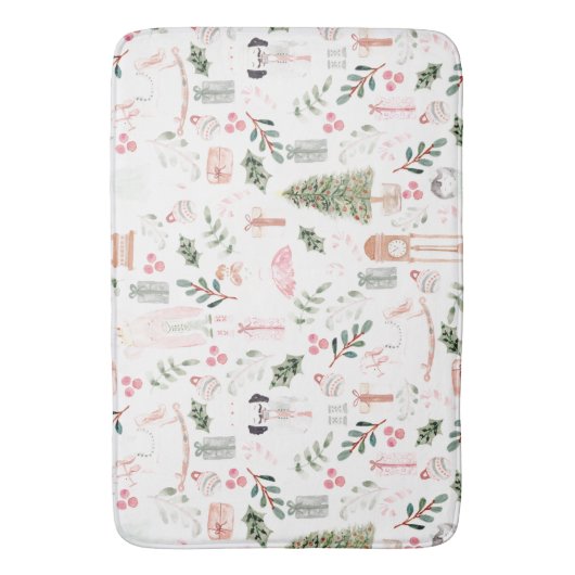 くるみ割り |休日 バスマット (正面縦)