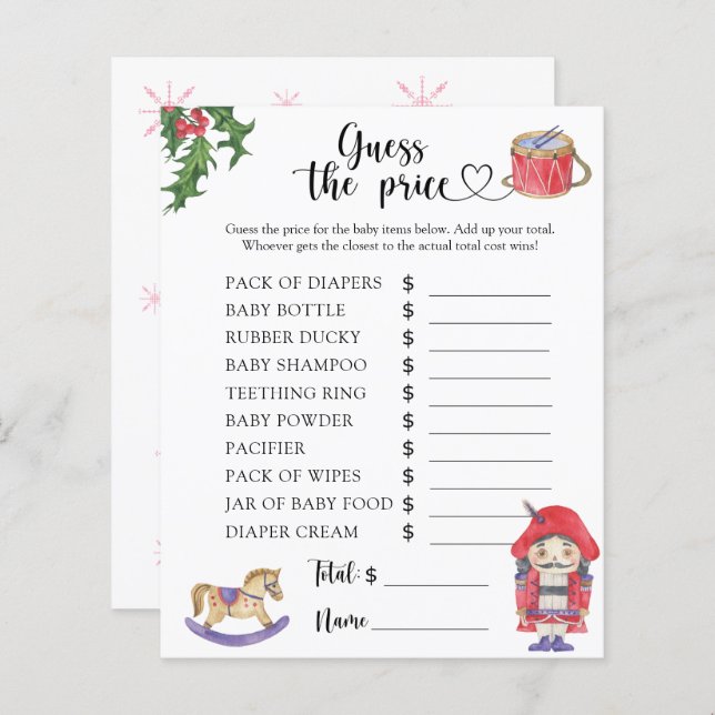 くるみ割り – 価格を推測！ゲーム (正面/裏面)