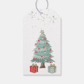 くるみ割り、揺れる馬、クリスマスツリー ギフトタグ (裏面)