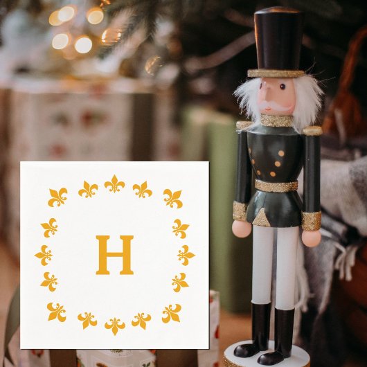 くるみ割り(紋章の)フラ・ダ・リモノグラム座標 スタンダードカクテルナプキン