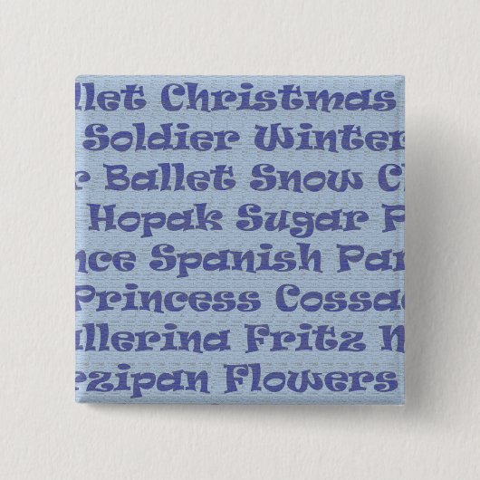 くるみ割り 缶バッジ (正面)