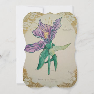 くるみ割り: 花の挨拶状のダンス サンキューカード