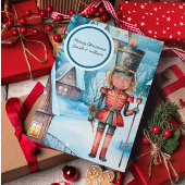 くるみ割り「顔を交換」クリスマス カード