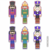 くるみ感じ割り兵士クリスマス応援 シール (正面)