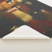 くるみ絵を描割りシャーパブランケット シェルパブランケット (3/4)